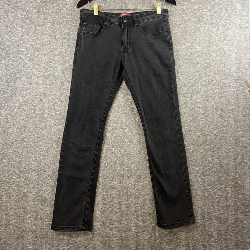Truth Substance Common Sense Jeans Men Size 28 X 30 Black  Skinny Fit Distressed